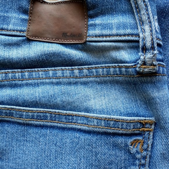 Madewell Skinny Skinny Jeans 9" Rise Medium Wash - Picture 11 of 11
